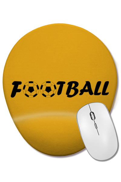 BASKI DÜNYASI Ποντίκι ποδοσφαίρου 01 Οβάλ ποντίκι με στήριγμα καρπού