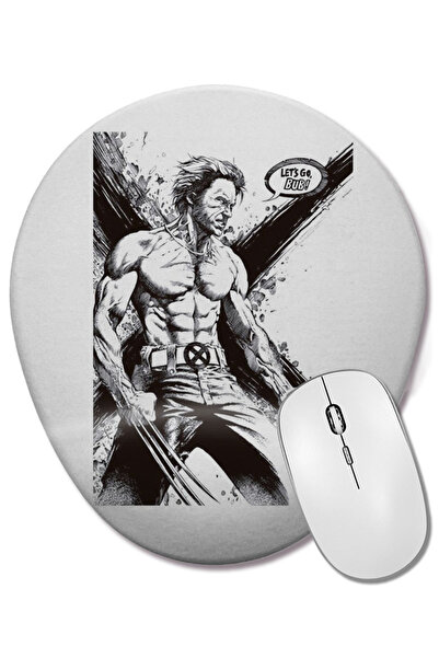 BASKI DÜNYASI Mouse Pad oval cu suport pentru încheietura mâinii, la comandă a clientului