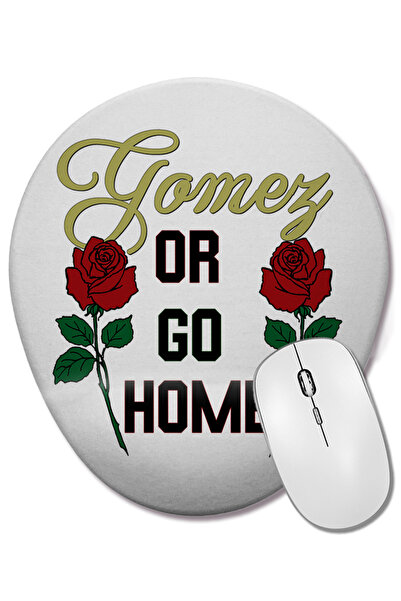 BASKI DÜNYASI Mouse Pad oval Selena Gomez cu suport pentru încheietura mâinii