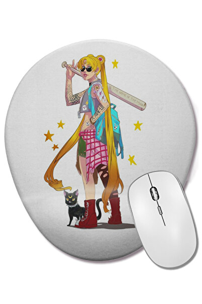 BASKI DÜNYASI Οβάλ ποντίκι με υποστήριξη καρπού Girl Over Power