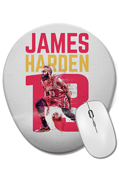 BASKI DÜNYASI Mouse Pad oval James Harden cu suport pentru încheietura mâinii