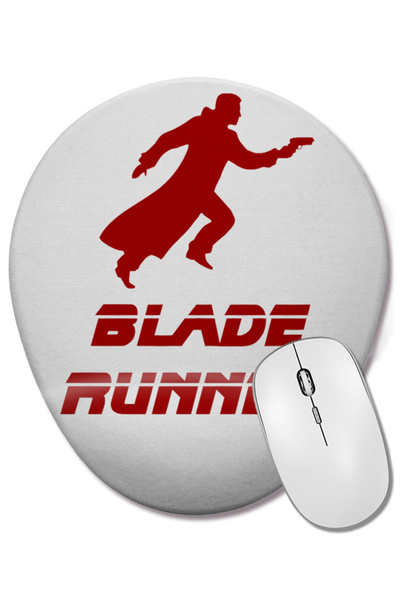 BASKI DÜNYASI Mouse Pad oval Blade Runner cu suport pentru încheietura mâinii