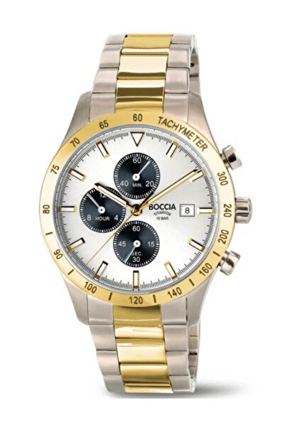Boccia Mens Watch 3739-04, Quartz, 40mm, 10ATM