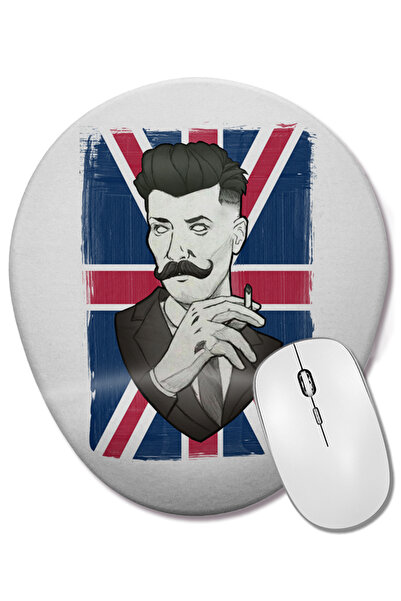 BASKI DÜNYASI Овална подложка за мишка Gentleman Wrist Support