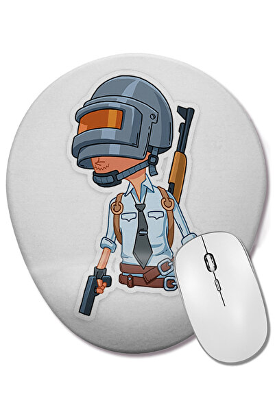 BASKI DÜNYASI PlayerUnknown's Battlegrounds Pubg Mouse Pad oval cu suport pen...