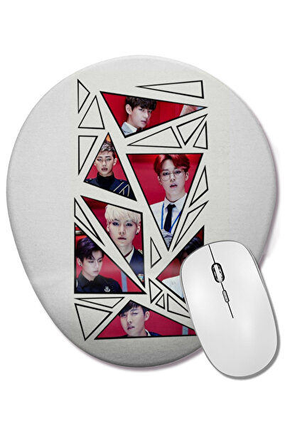 BASKI DÜNYASI Mouse Pad oval Bts Dope cu suport pentru încheietura mâinii