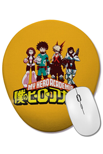 BASKI DÜNYASI My Hero Academia 01 Mouse Pad oval cu suport pentru încheietura...