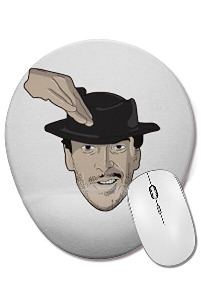 BASKI DÜNYASI Mouse Pad oval turistic Omre cu suport pentru încheietura mâinii