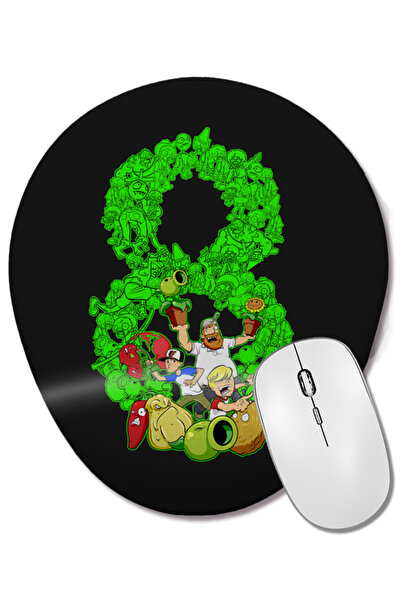 BASKI DÜNYASI Plants And Zombies este un mouse pad oval excelent cu suport pe...