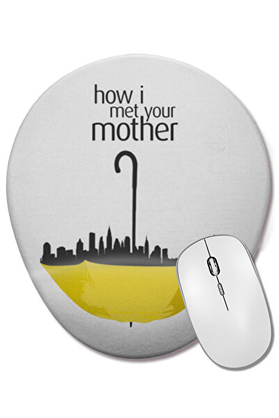 BASKI DÜNYASI How I Met Your Mother Mouse Pad oval cu suport pentru încheietu...
