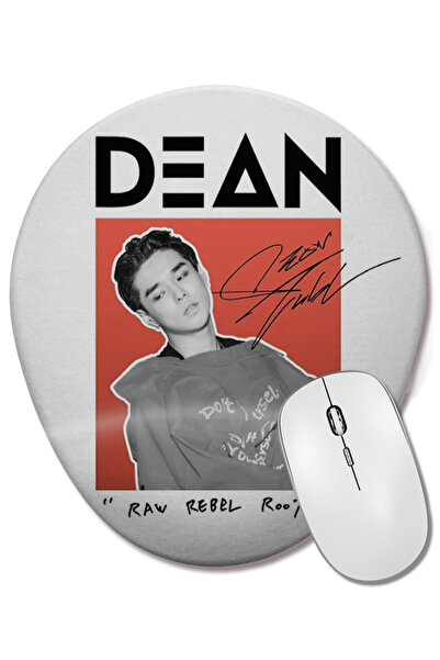 BASKI DÜNYASI Mouse Pad oval Dean Raw Rebel Root cu suport pentru încheietura mâinii