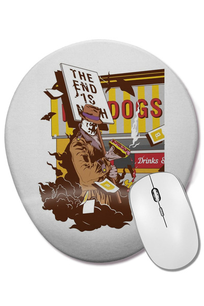 BASKI DÜNYASI Οβάλ ποντίκι με υποστήριξη καρπού για χοτ ντογκ