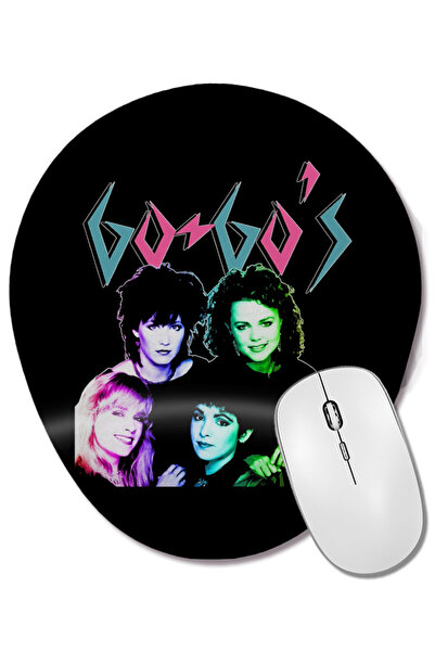 BASKI DÜNYASI Go Gos This Town Mouse Pad oval cu suport pentru încheietura mâ...