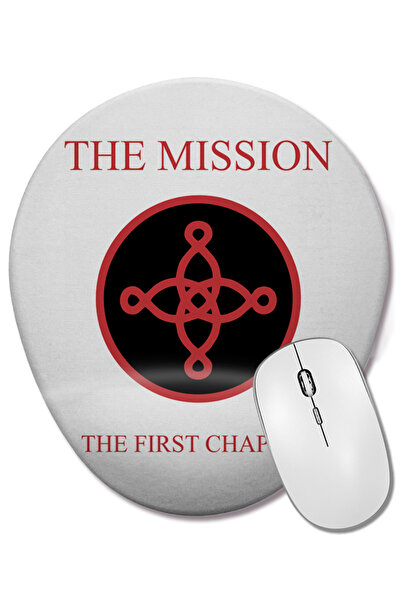 BASKI DÜNYASI Mouse Pad oval Mission 05 cu suport pentru încheietura mâinii