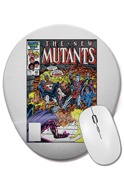 BASKI DÜNYASI Mouse Pad oval X men Novos Mutantes cu suport pentru încheietur...