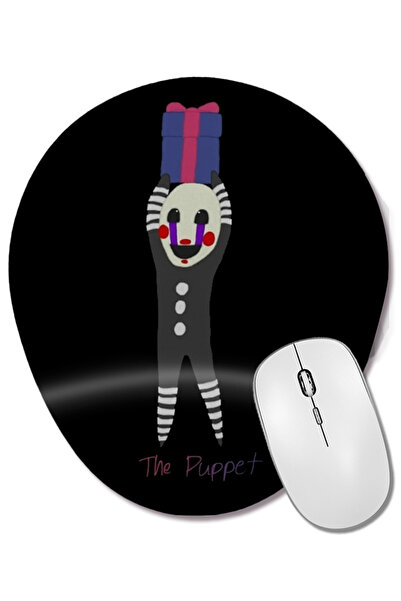BASKI DÜNYASI Mouse Pad oval Lil Puppet Fnaf cu suport pentru încheietura mâinii