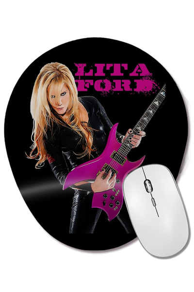 BASKI DÜNYASI Οβάλ ποντίκι με υποστήριξη καρπού Lita Ford