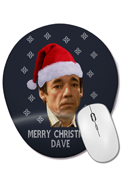 BASKI DÜNYASI Mouse Pad oval Trigger Merry Christmas Dave Only Fools And Horses suport pentru încheietura mâinii