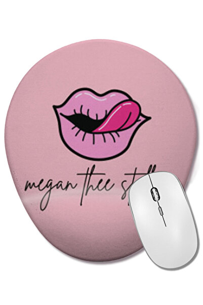 BASKI DÜNYASI Mouse Pad oval Queen Megan Thee Stallion cu suport pentru înche...