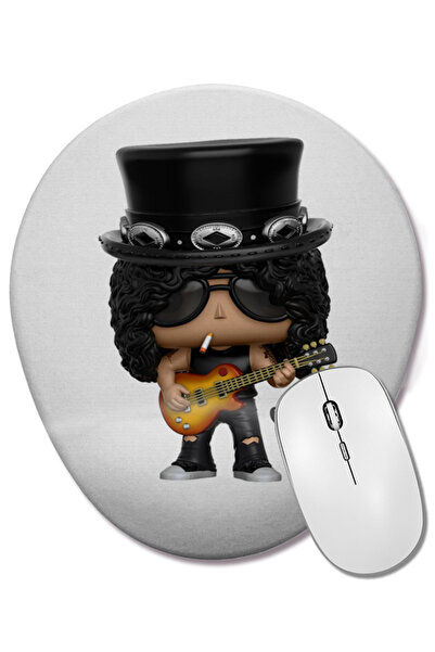 BASKI DÜNYASI Mouse Pad oval cu suport pentru încheietura mâinii