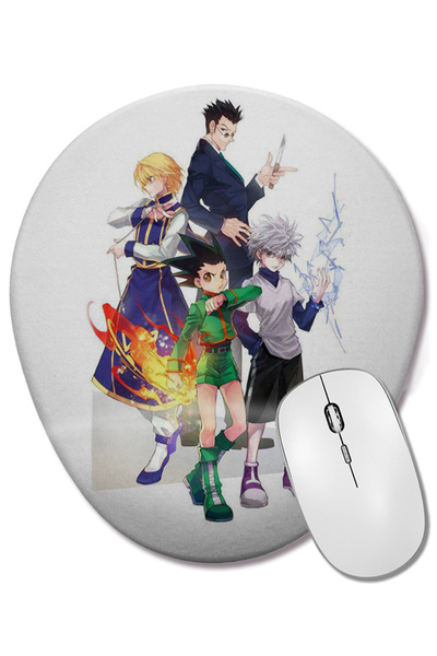 BASKI DÜNYASI Οβάλ ποντίκι ποντικοπολεμικής χρήσης Hunter X Hunter Gon Killua...