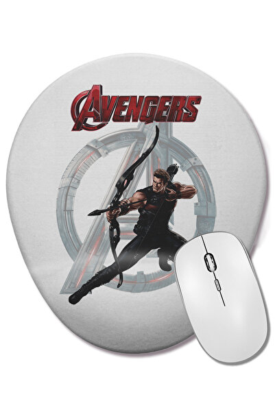 BASKI DÜNYASI Mouse Pad oval cu suport pentru încheietura mâinii Avengers Arqueiro