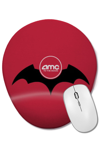 BASKI DÜNYASI Mouse Pad oval cu suport pentru încheietura mâinii Super AMC St...
