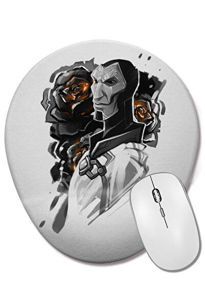 BASKI DÜNYASI Jhin ovalna podloga za miša sa podrškom za zglob