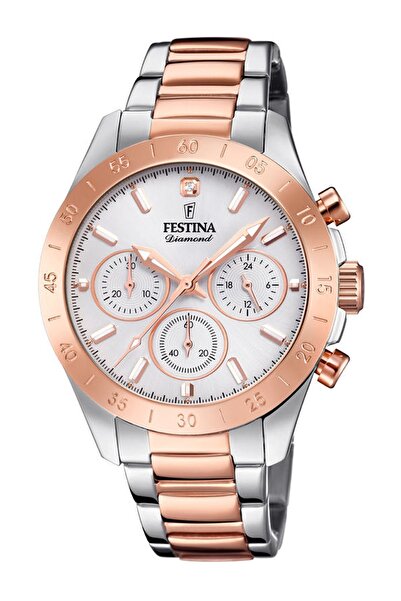 FESTİNA Festina F20398/1 Boyfriend Ladies Chronograph 39mm 10ATM