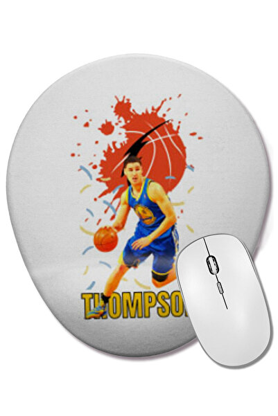 BASKI DÜNYASI Klay Thompson Artă Vintage - Cadou Baschet Legend Mouse Pad ova...