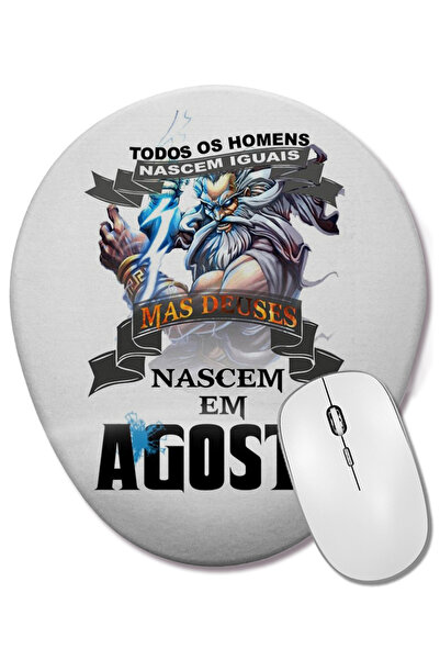 BASKI DÜNYASI Οβάλ ποντίκι ποντικοπολλαπλής χρήσης Agosto με στήριγμα καρπού