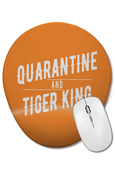 BASKI DÜNYASI Οβάλ ποντίκι με υποστήριξη καρπού Quarantine And Tiger King Joe...