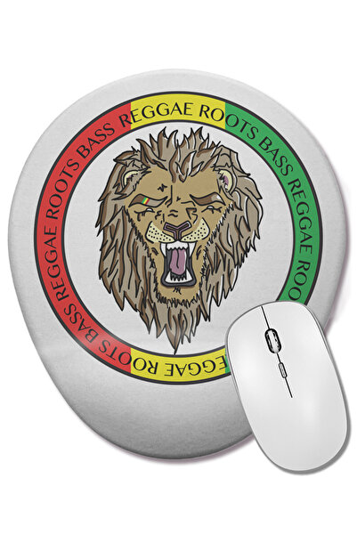 BASKI DÜNYASI Οβάλ ποντίκι με υποστήριξη καρπού τύπου Reggae