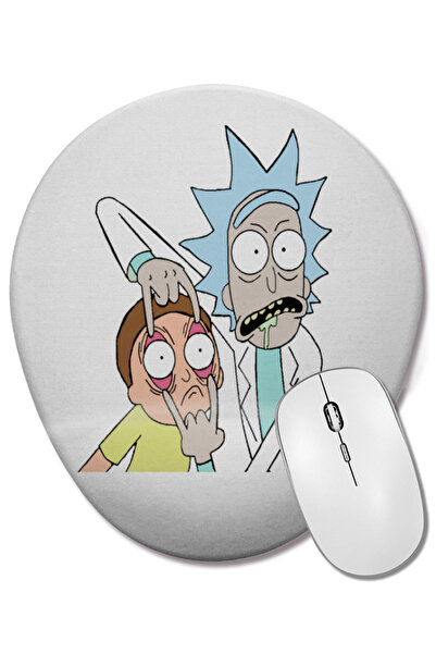 BASKI DÜNYASI Rick și Morthy LooooooooooK Mouse Pad oval cu suport pentru înc...