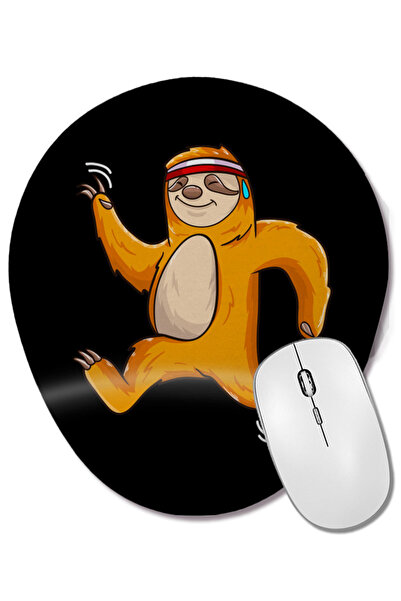 BASKI DÜNYASI Mouse Pad oval cu suport pentru încheietura mâinii, cu design a...