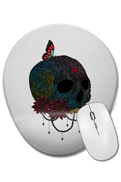 BASKI DÜNYASI Mouse Pad oval cu suport pentru încheietura mâinii, cu grafică ...