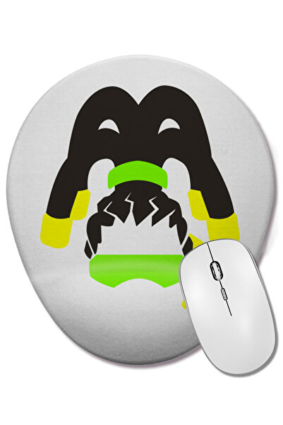 BASKI DÜNYASI Mouse Pad oval Lucio cu suport pentru încheietura mâinii