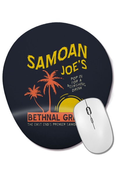 BASKI DÜNYASI Mouse Pad oval cu suport pentru încheietura mâinii Samoan Joes ...