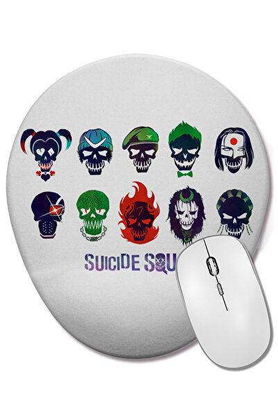 BASKI DÜNYASI Οβάλ ποντίκι ποντικοπολεμικής χρήσης με στήριγμα καρπού Suicide...