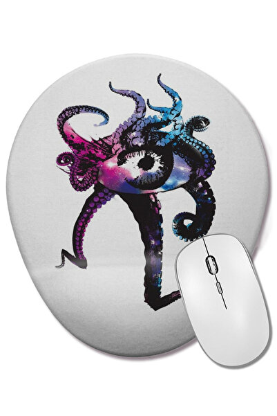 BASKI DÜNYASI Οβάλ ποντίκι με υποστήριξη καρπού Octopus Eye