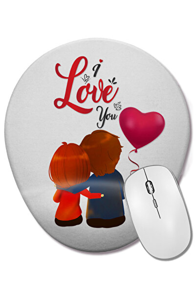 BASKI DÜNYASI Δώρο για την Ημέρα του Αγίου Βαλεντίνου 0116 Οβάλ ποντίκι με υπ...
