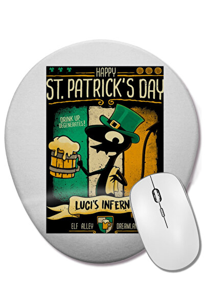 BASKI DÜNYASI Disenchantment 01 Mouse Pad oval cu suport pentru încheietura m...