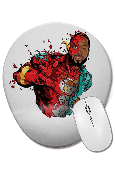 BASKI DÜNYASI Mouse Pad oval Dwyane Wade cu suport pentru încheietura mâinii