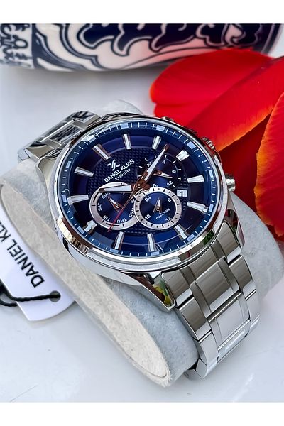 Daniel Klein All Functions Active Original Men's Wristwatch with Bracelet Gift