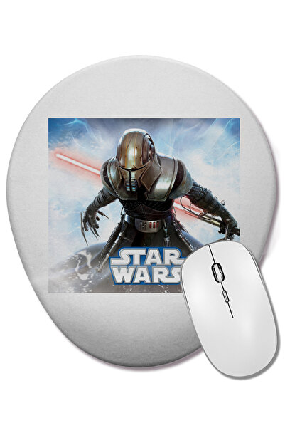 BASKI DÜNYASI Star Wars 02 Οβάλ ποντίκι με μαξιλαράκι καρπού