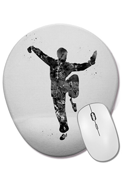 BASKI DÜNYASI Οβάλ ποντίκι με υποστήριξη καρπού Kung Fu