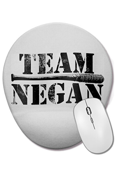 BASKI DÜNYASI Mouse Pad oval Team Negan cu suport pentru încheietura mâinii