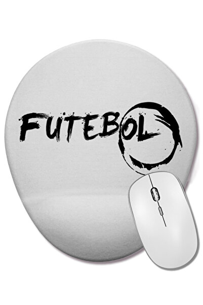 BASKI DÜNYASI Οβάλ ποντίκι ποντικοπολεμικού τύπου με υποστήριξη καρπού Futebol