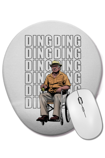 BASKI DÜNYASI Mouse Pad oval Hector Salamanca cu suport pentru încheietura mâ...