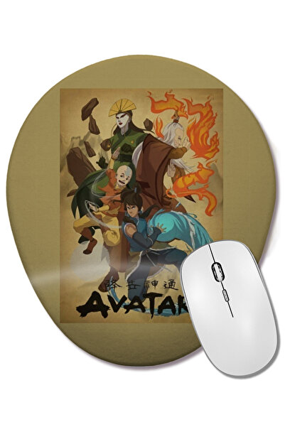 BASKI DÜNYASI Mouse Pad oval Avatar 06 cu suport pentru încheietura mâinii